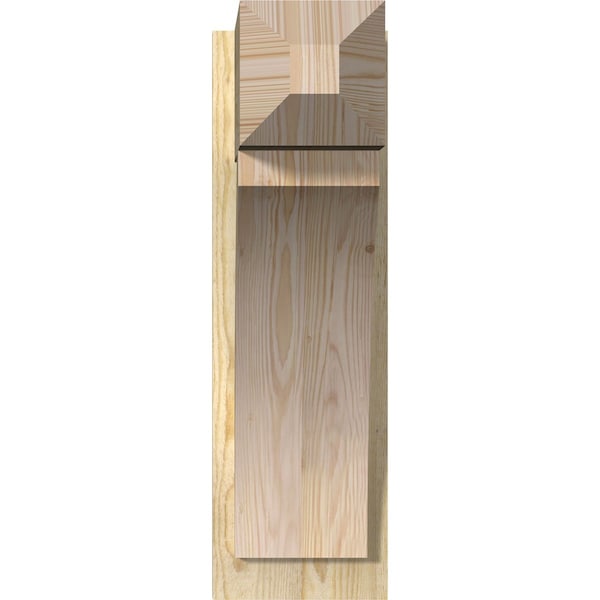 Thorton Rough Sawn Craftsman Outlooker, Douglas Fir, 8W X 18D X 26H